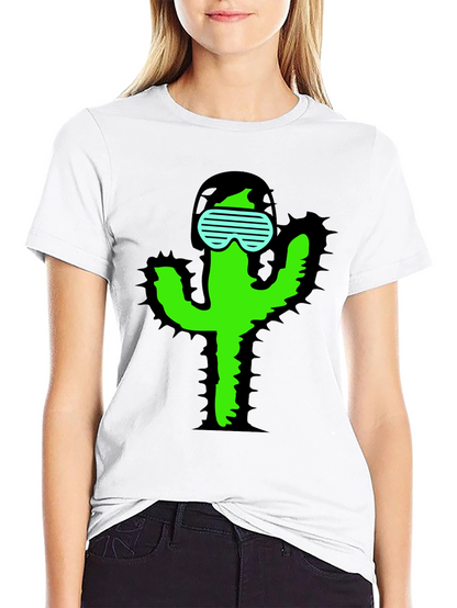 Cool Cactus T-Shirt - Black