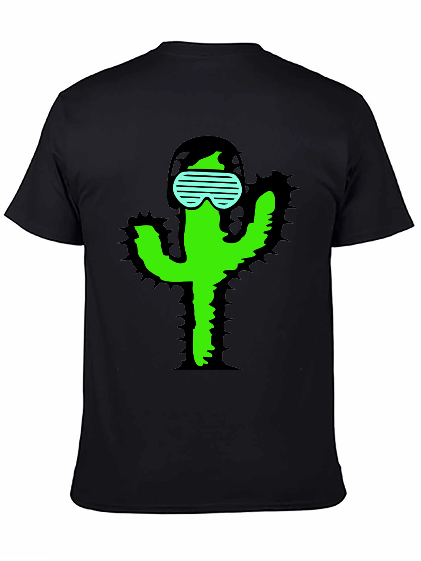 Cool Cactus T-Shirt - Black