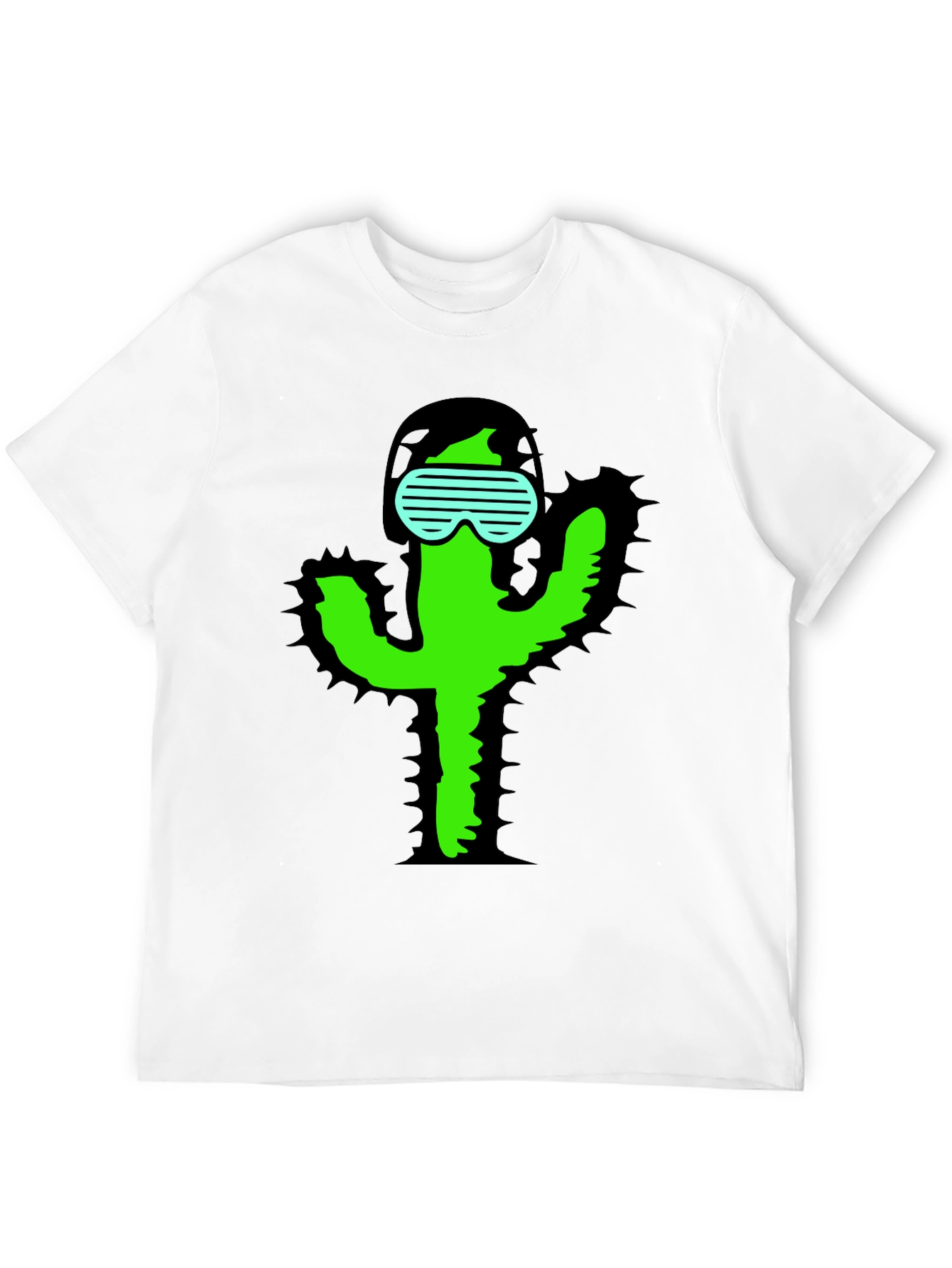 Cool Cactus T-Shirt - Black