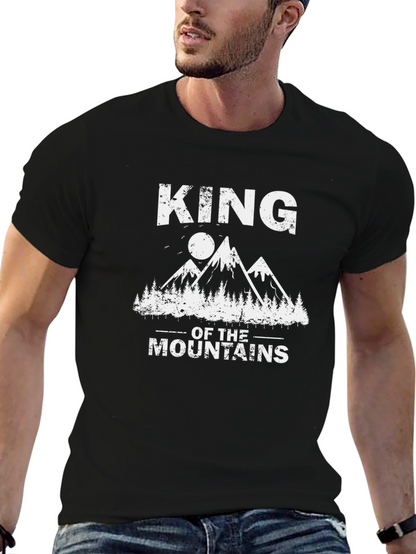 King of the Mountains Graphic T-Shirt - Black