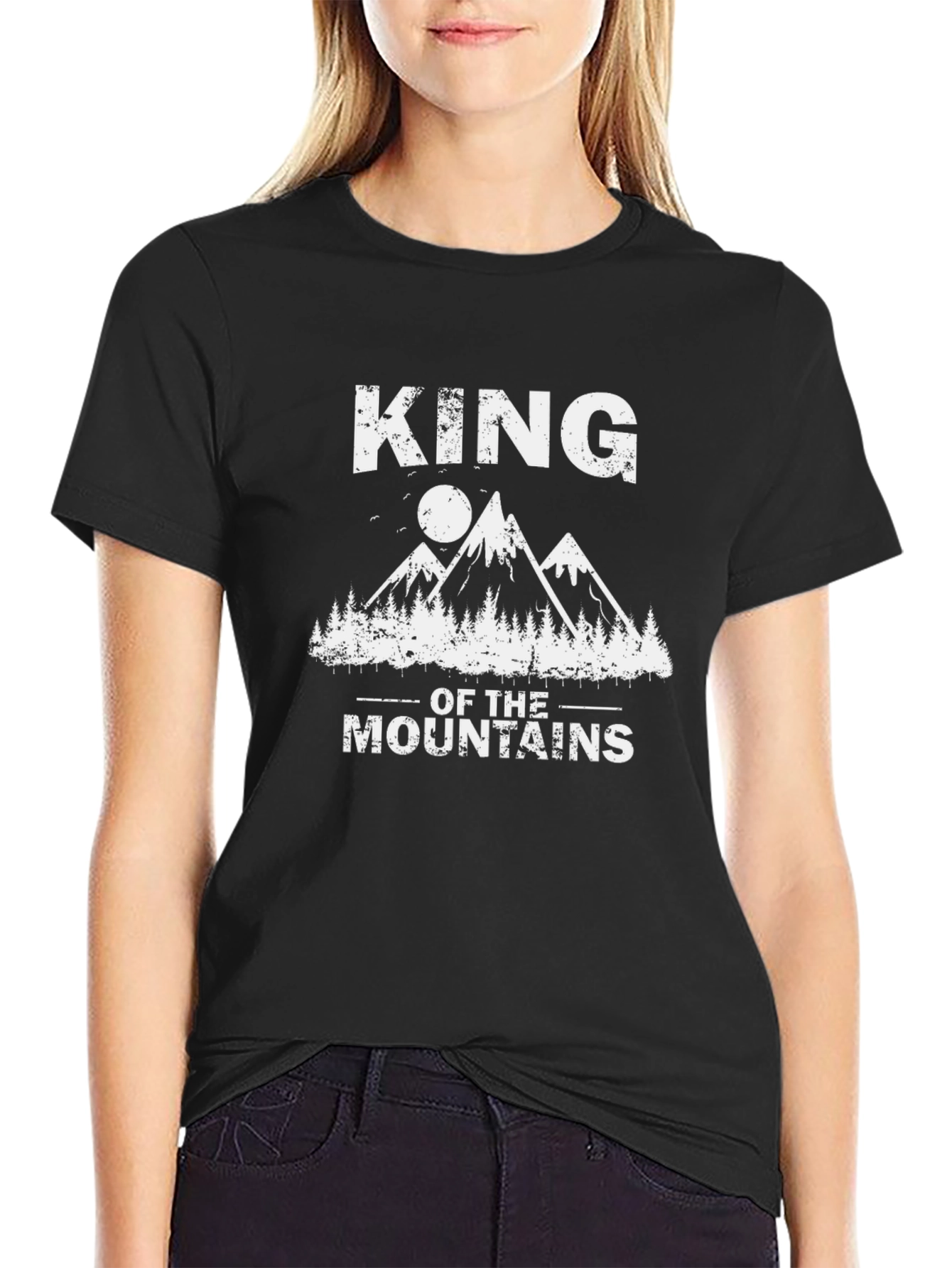 King of the Mountains Graphic T-Shirt - Black