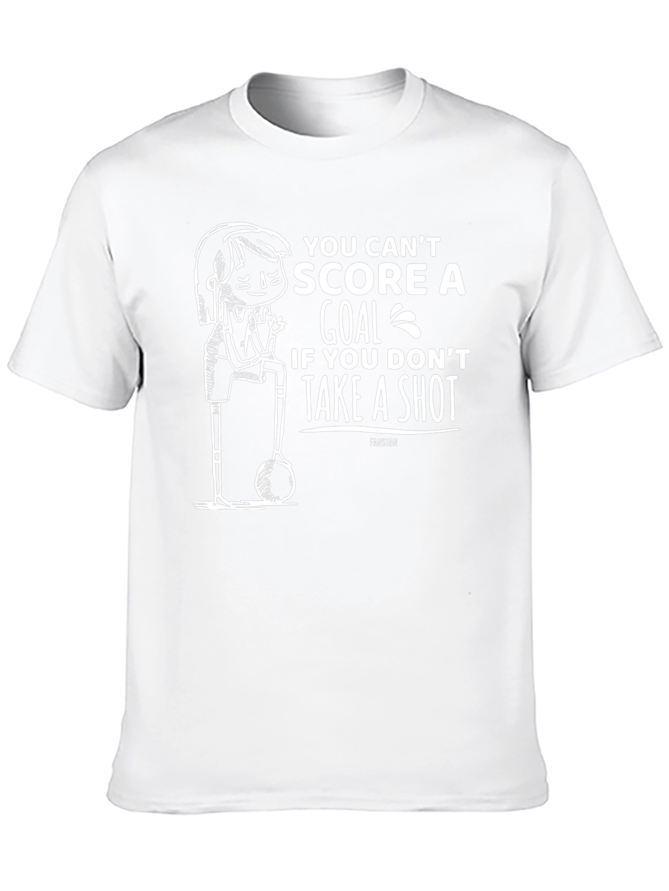 Soccer Motivation Black T-Shirt - Take A Shot
