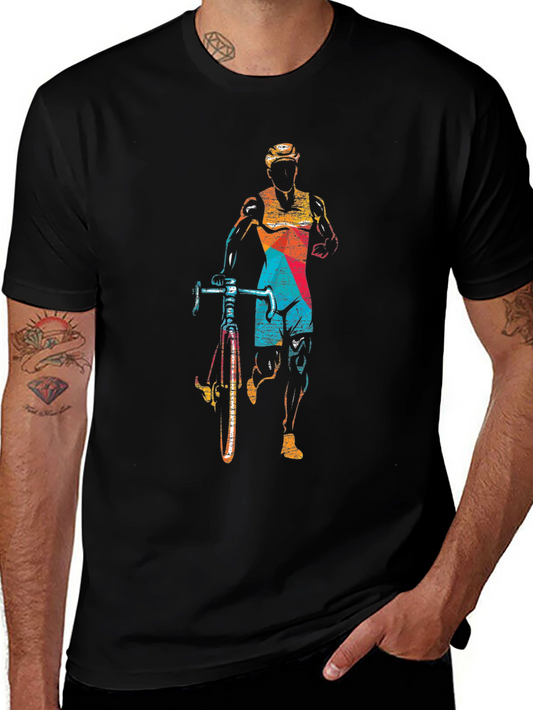 Triathlon Athlete Graphic T-Shirt