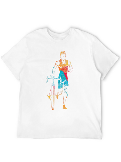 Triathlon Athlete Graphic T-Shirt