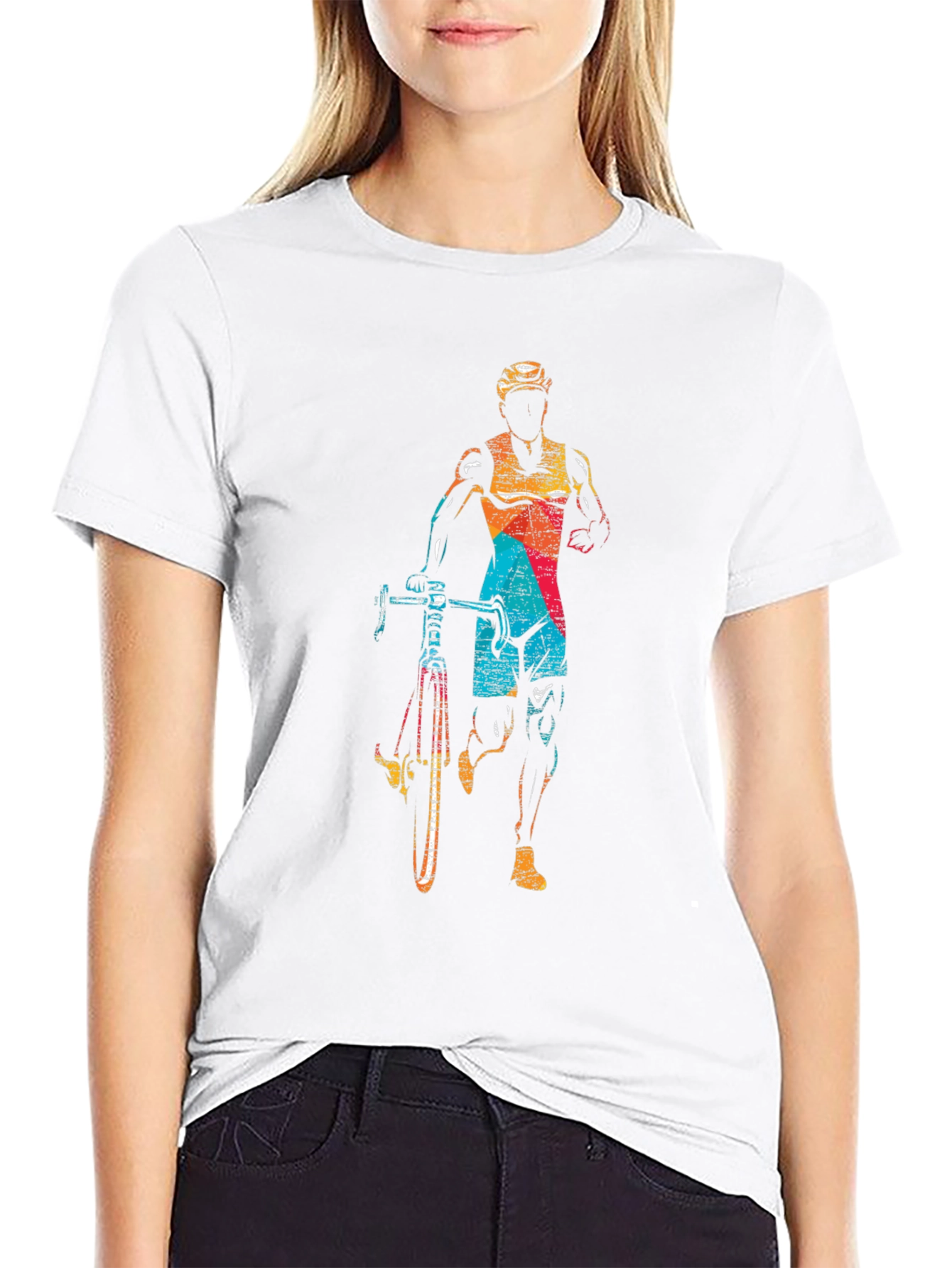 Triathlon Athlete Graphic T-Shirt