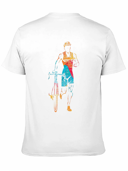 Triathlon Athlete Graphic T-Shirt