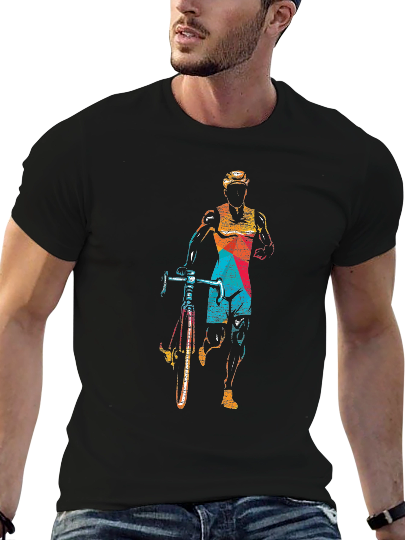 Triathlon Athlete Graphic T-Shirt