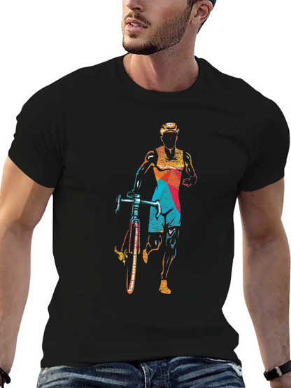 Triathlon Athlete Graphic T-Shirt