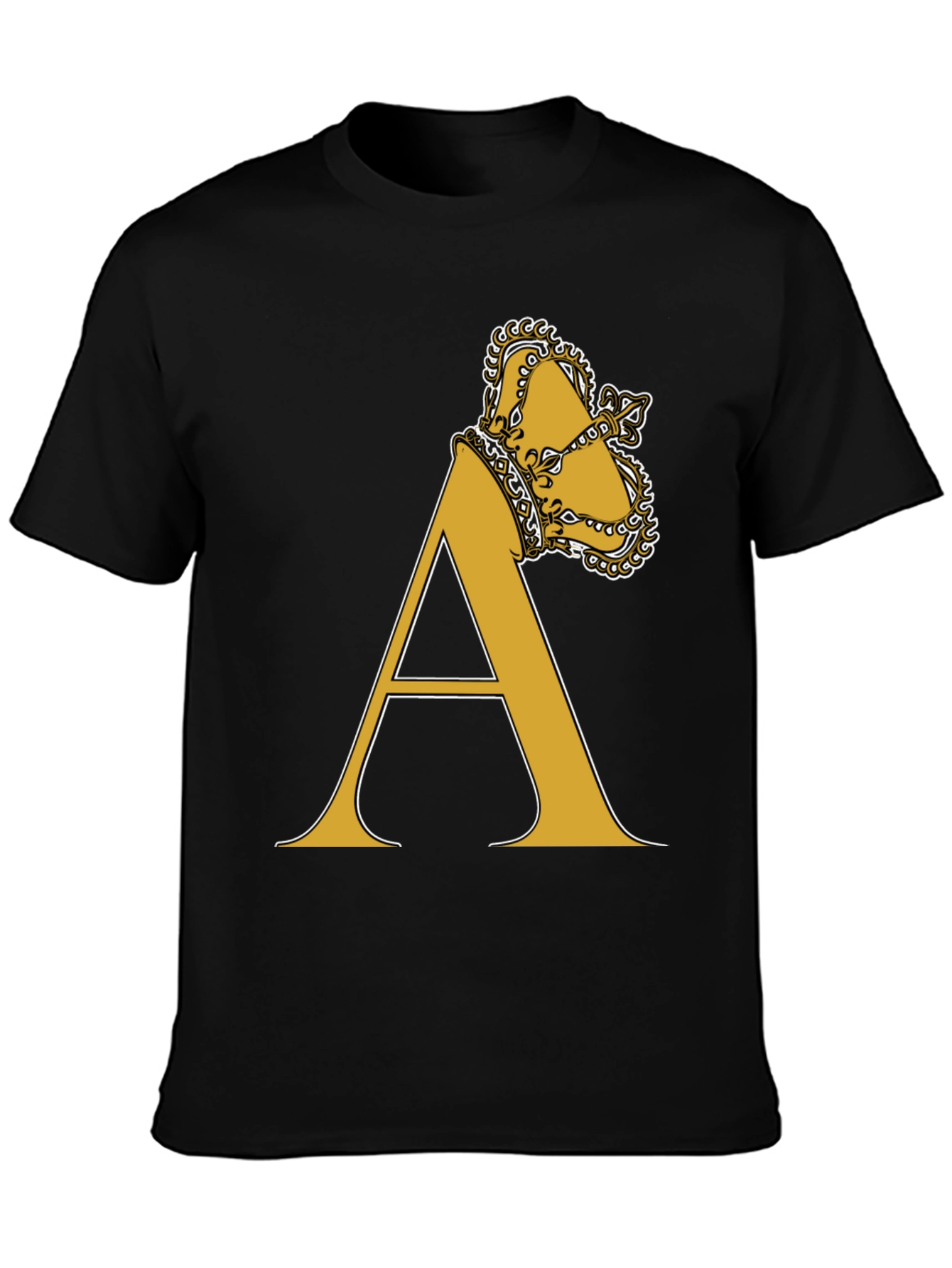 Crown A Letter Tee - King Alpha T-Shirt