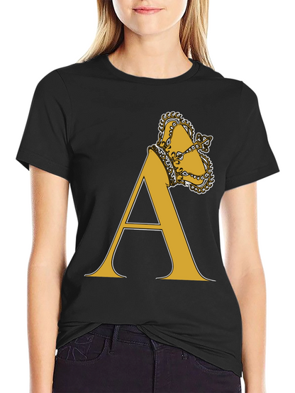 Crown A Letter Tee - King Alpha T-Shirt