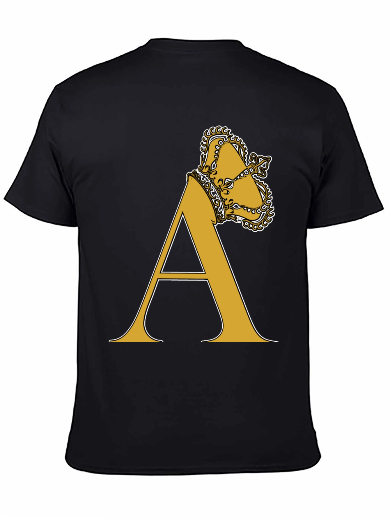 Crown A Letter Tee - King Alpha T-Shirt