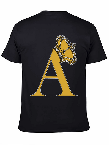 Crown A Letter Tee - King Alpha T-Shirt
