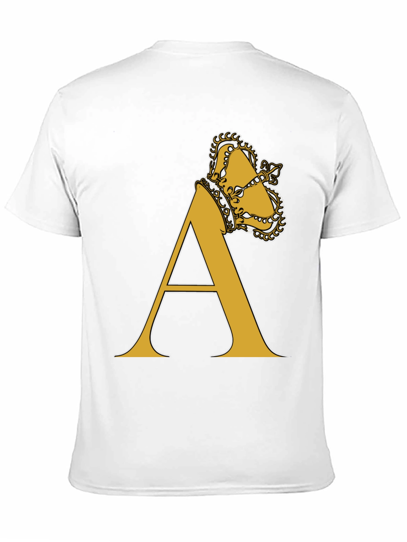 Crown A Letter Tee - King Alpha T-Shirt