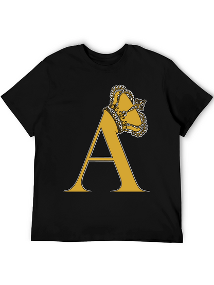 Crown A Letter Tee - King Alpha T-Shirt