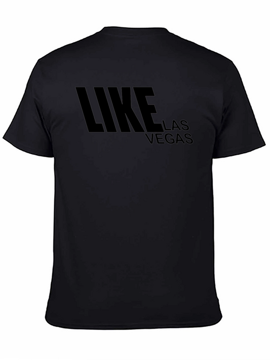 Like Las Vegas Graphic Tee - Mens Black T-Shirt