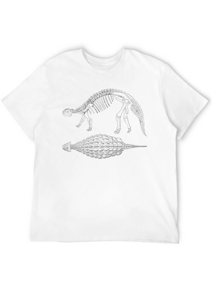 Ankylosaurus Anatomy Black T-Shirt