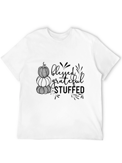 Blessed Grateful Stuffed Thanksgiving T-Shirt