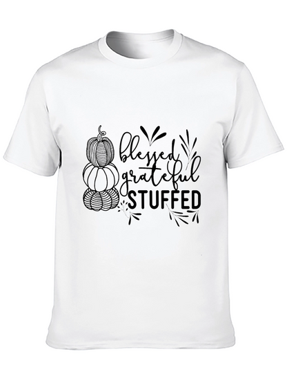 Blessed Grateful Stuffed Thanksgiving T-Shirt
