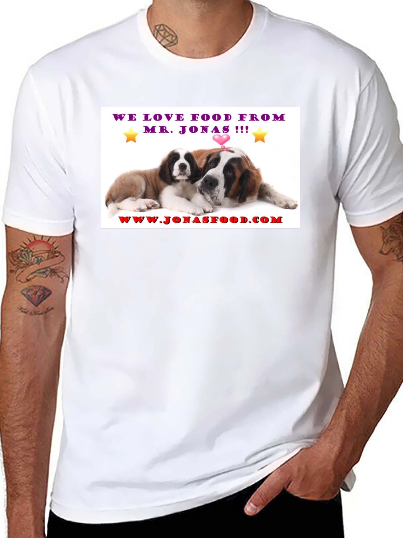 We Love Jonas Food T-Shirt