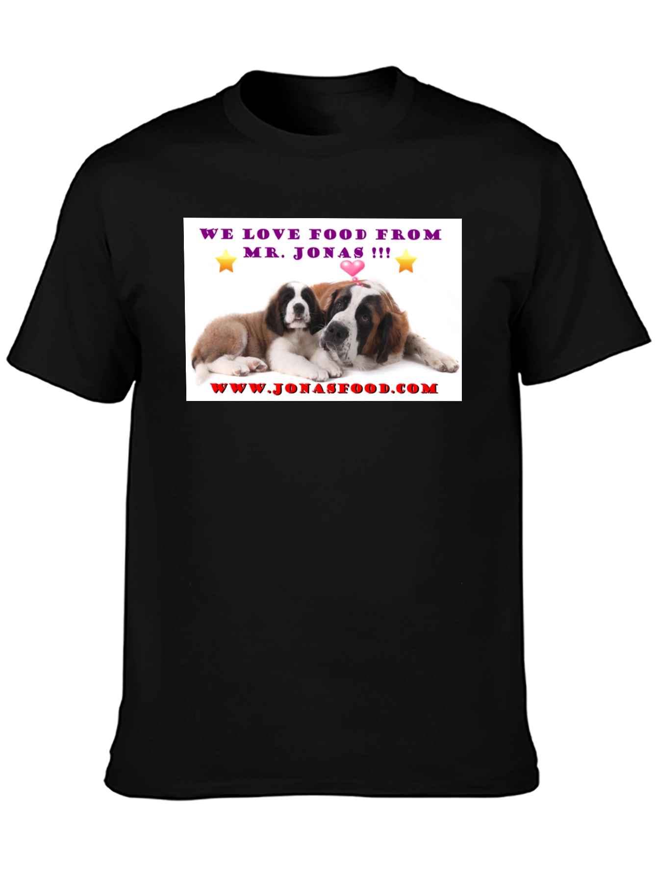 We Love Jonas Food T-Shirt