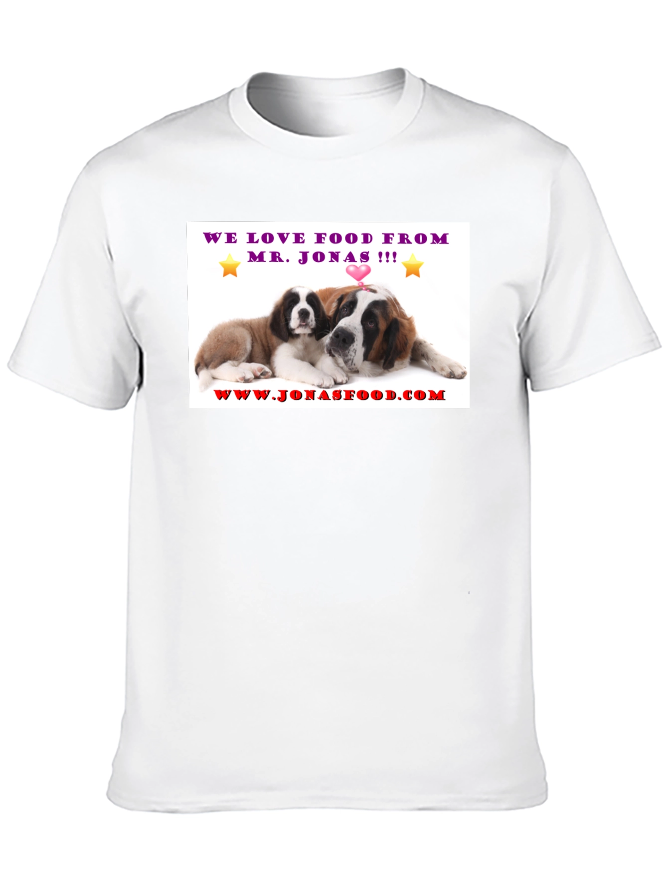 We Love Jonas Food T-Shirt