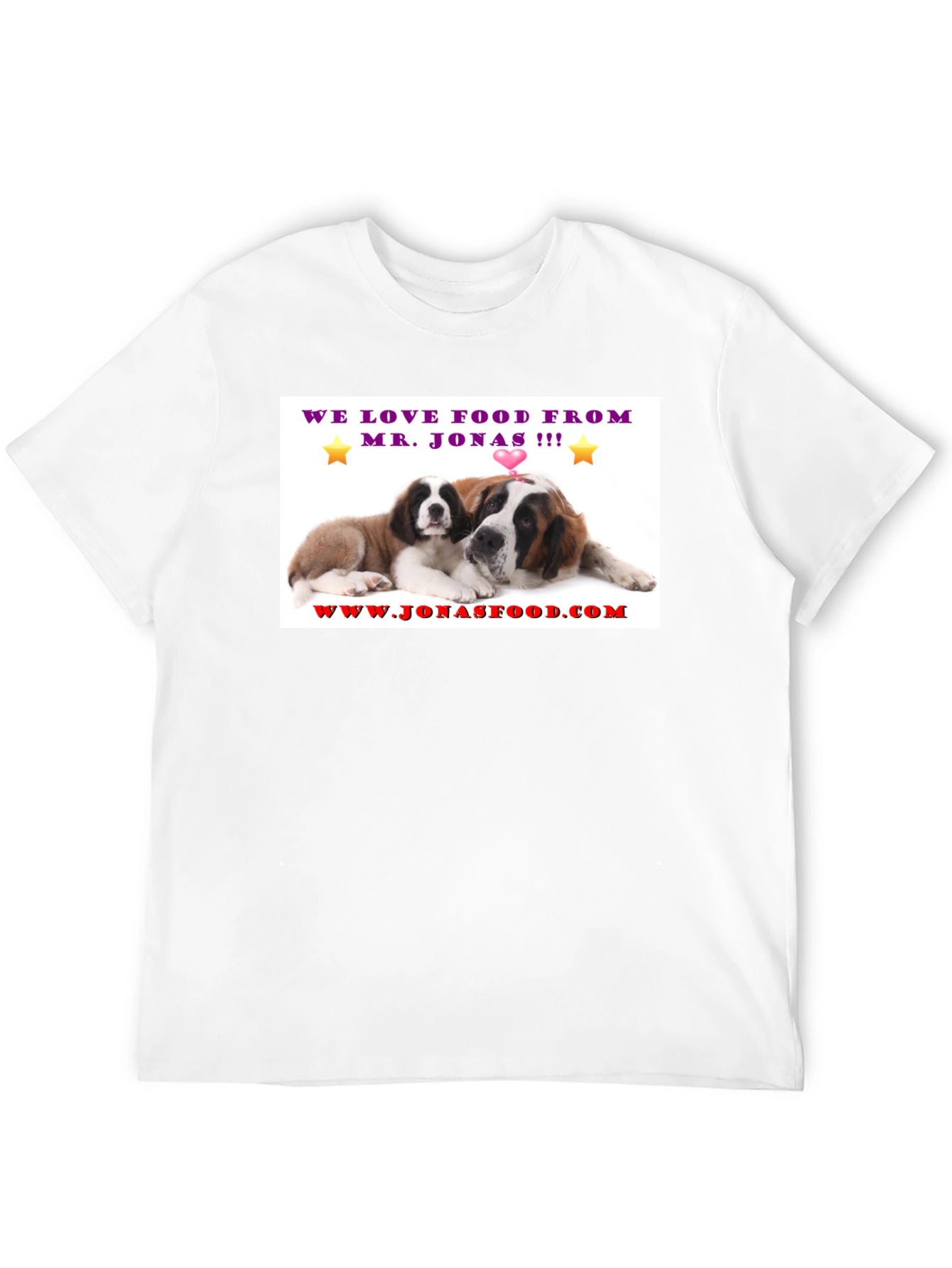 We Love Jonas Food T-Shirt