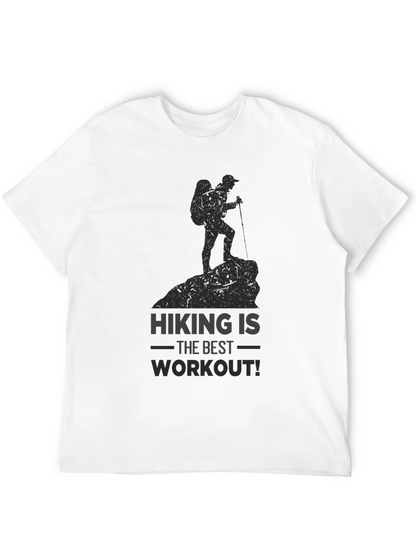 Hiking Workout Graphic Tee - Active Lifestyle Shirt