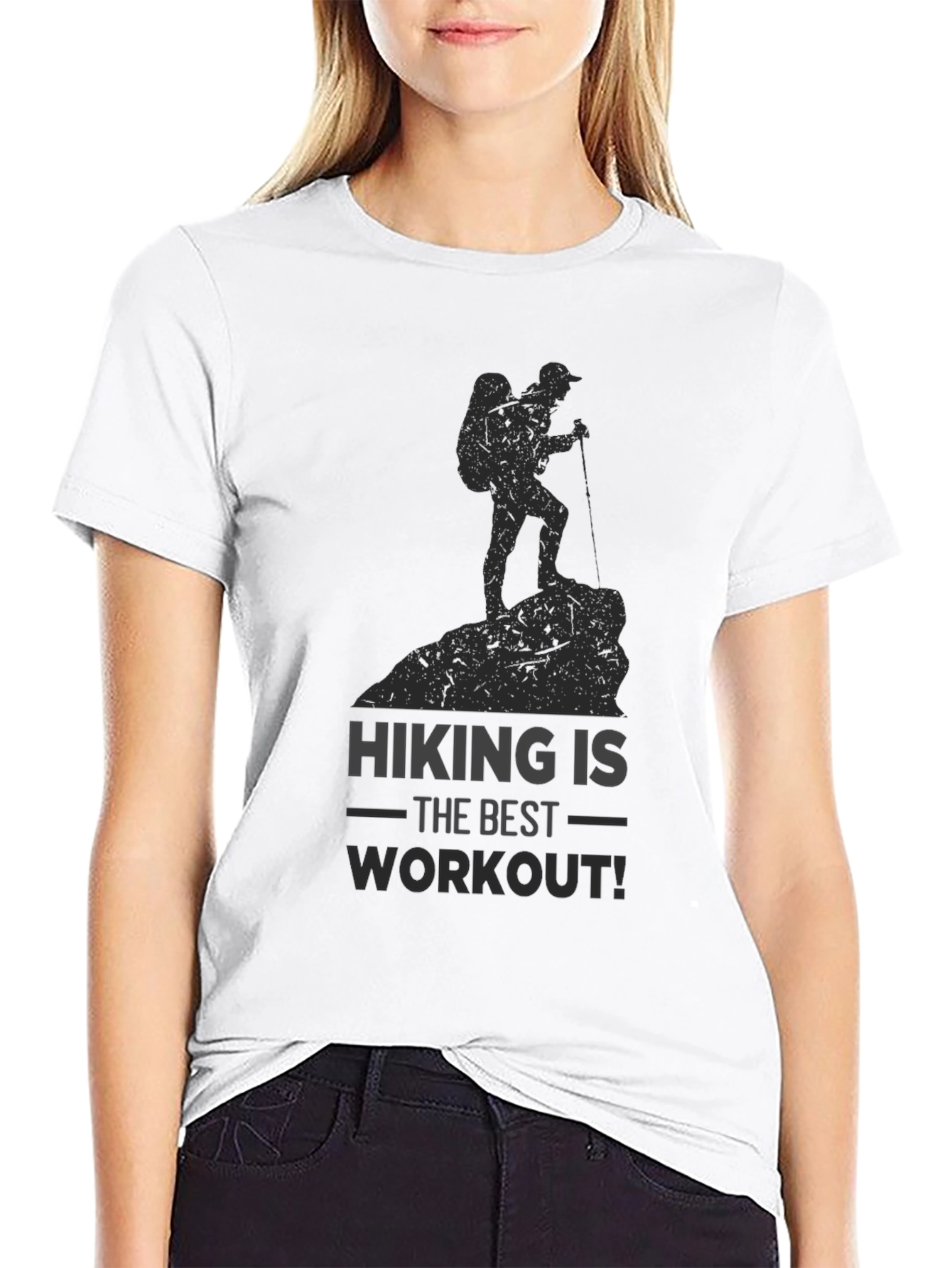 Hiking Workout Graphic Tee - Active Lifestyle Shirt