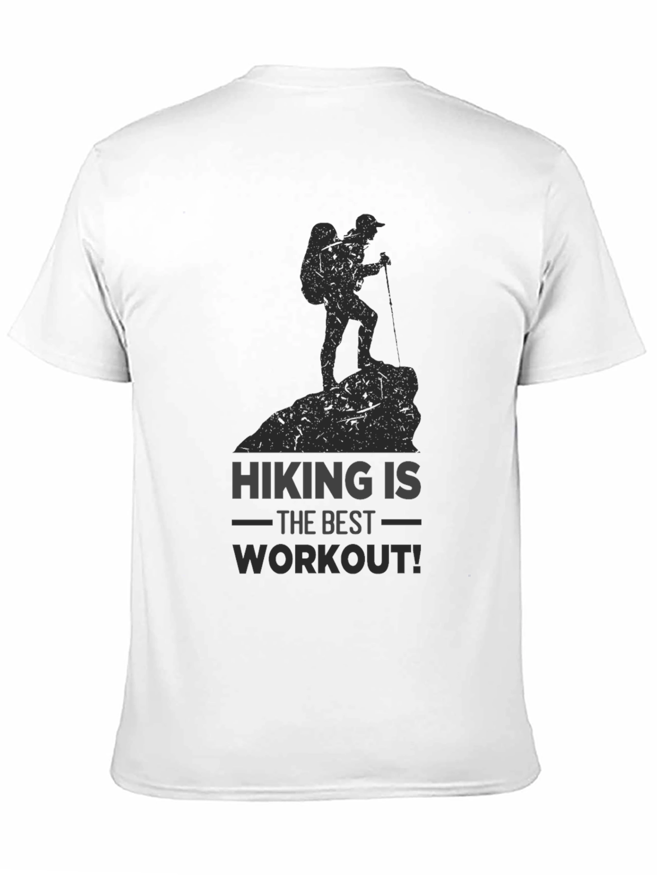 Hiking Workout Graphic Tee - Active Lifestyle Shirt