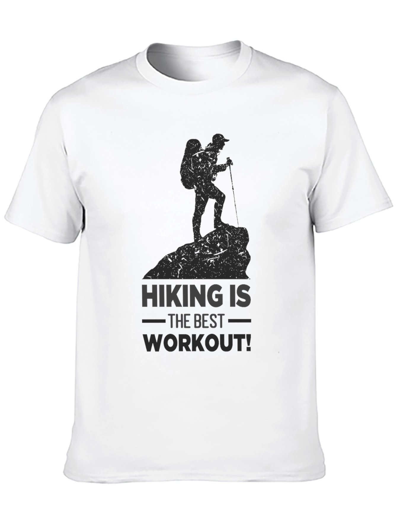 Hiking Workout Graphic Tee - Active Lifestyle Shirt