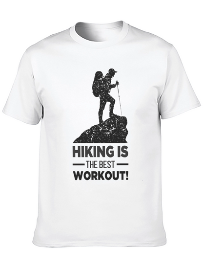 Hiking Workout Graphic Tee - Active Lifestyle Shirt
