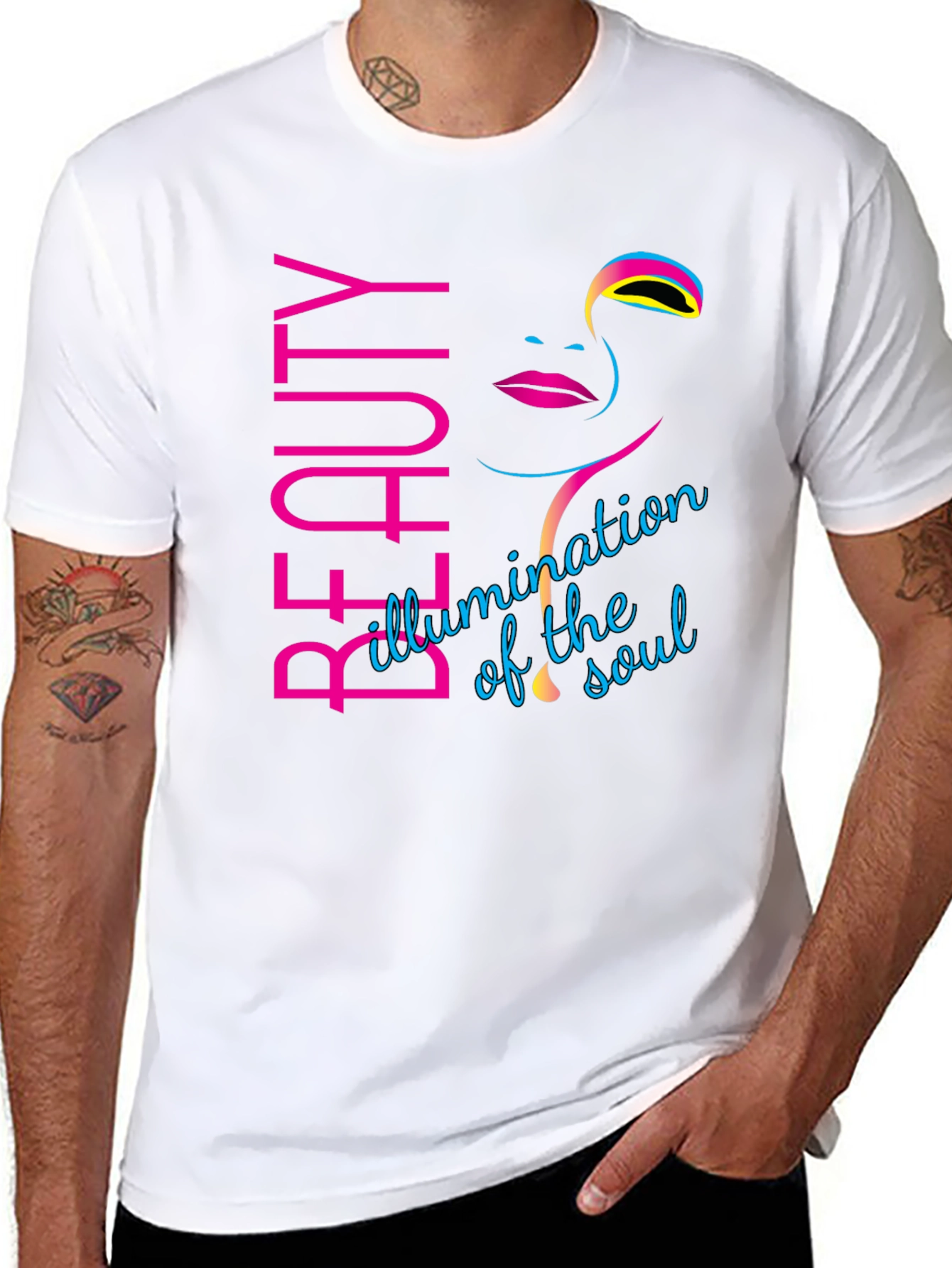 Beauty Illumination Soul T-Shirt - Stylish & Comfy