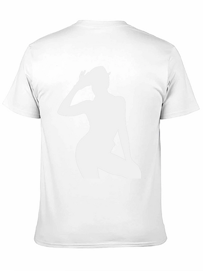 Silhouette Graphic Tee - Sleek Black T-Shirt