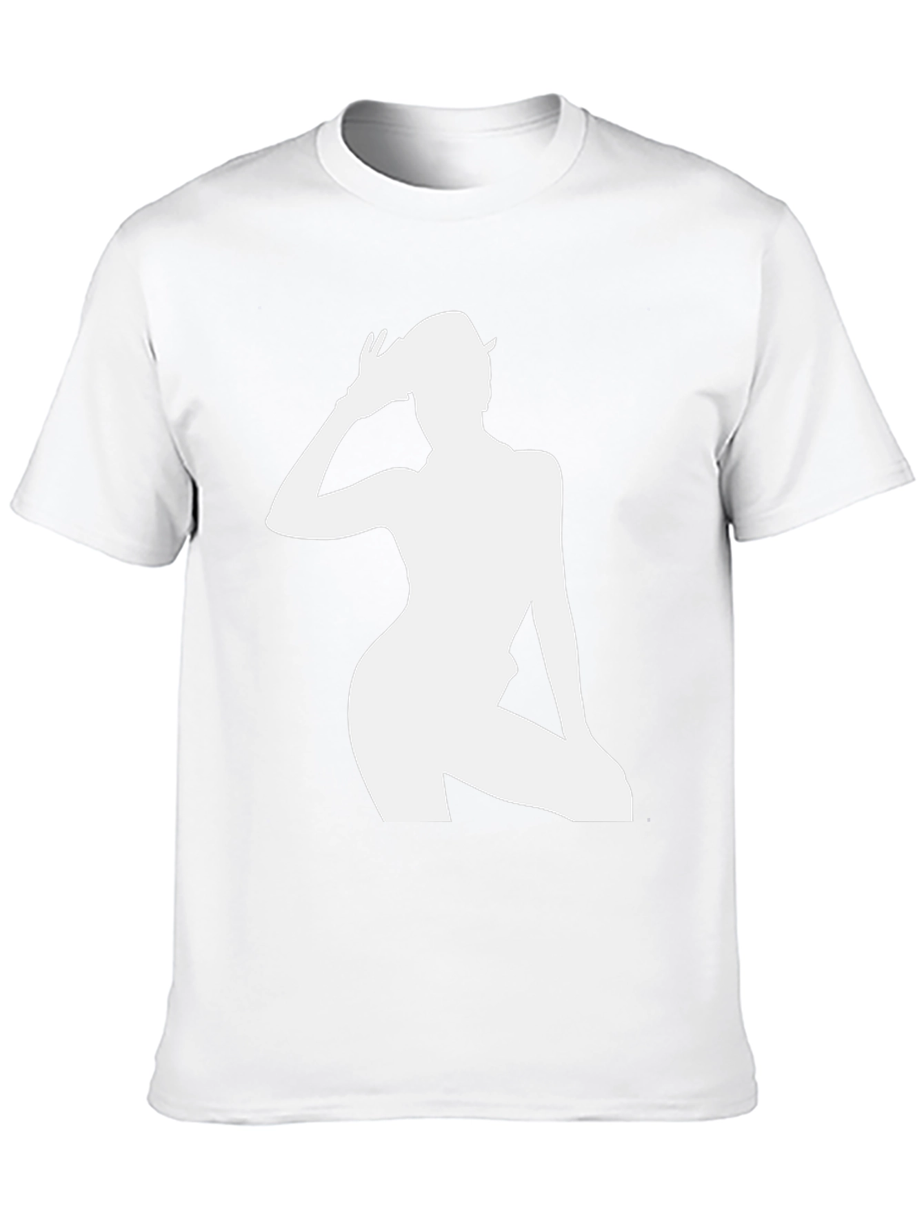 Silhouette Graphic Tee - Sleek Black T-Shirt
