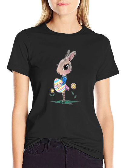 Easter Bunny Graphic Tee - Cute Spring Shirt