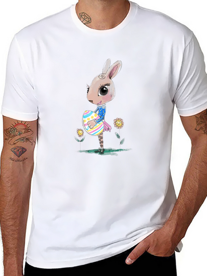 Easter Bunny Graphic Tee - Cute Spring Shirt