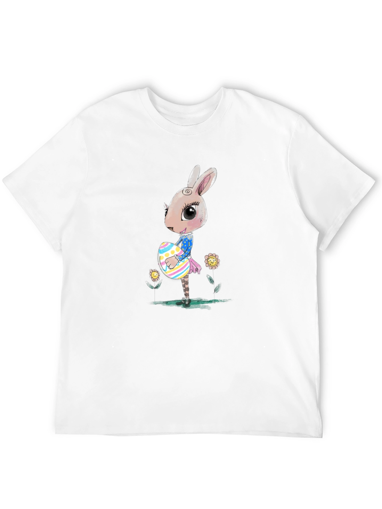 Easter Bunny Graphic Tee - Cute Spring Shirt