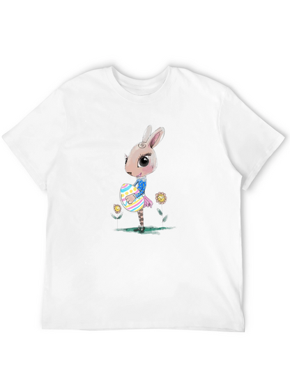 Easter Bunny Graphic Tee - Cute Spring Shirt