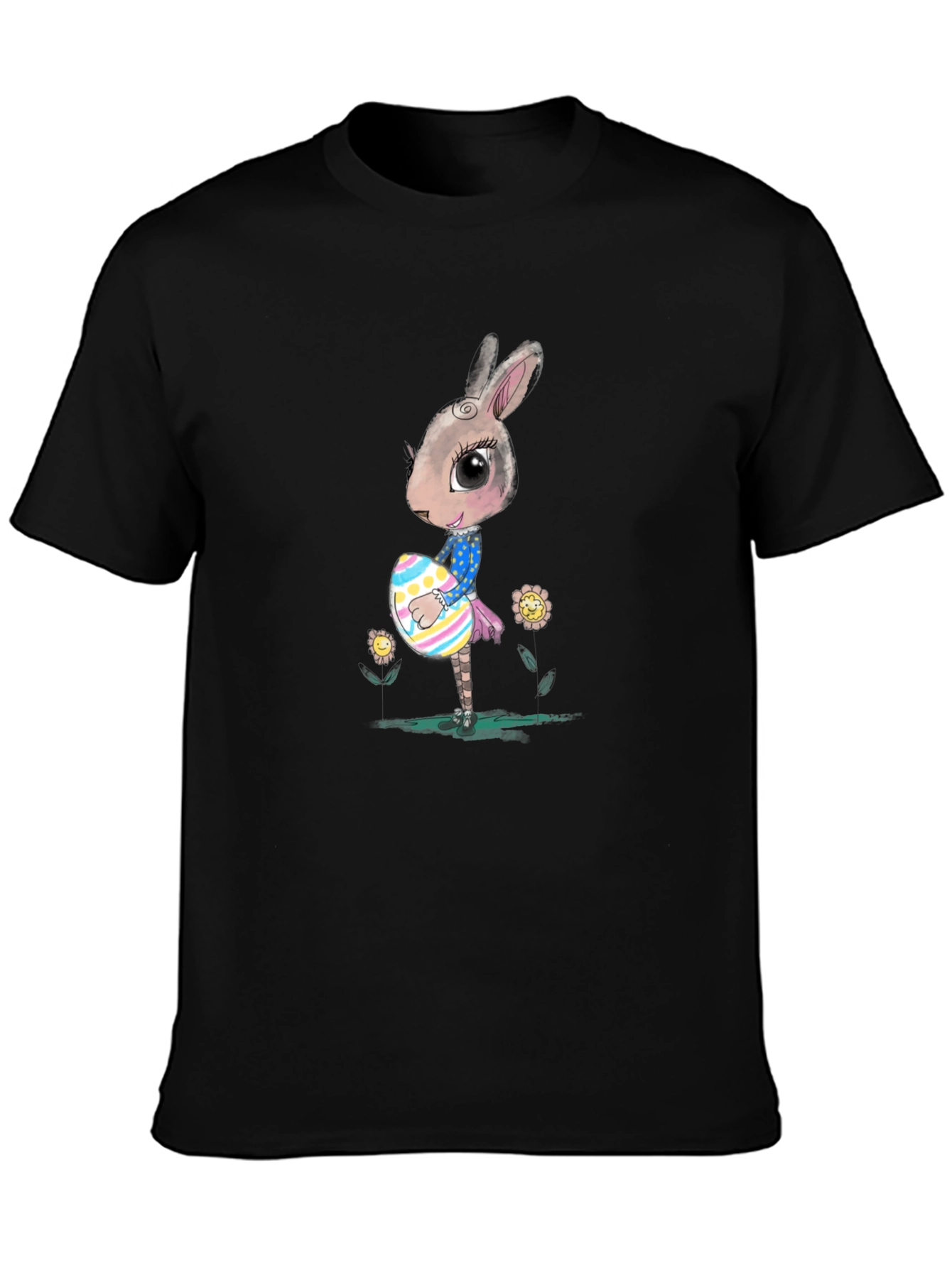 Easter Bunny Graphic Tee - Cute Spring Shirt