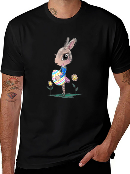 Easter Bunny Graphic Tee - Cute Spring Shirt