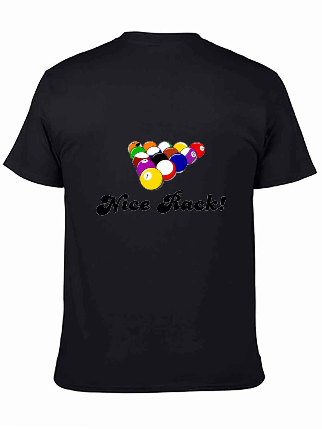 Nice Rack! Funny Pool Billiards Graphic T-Shirt