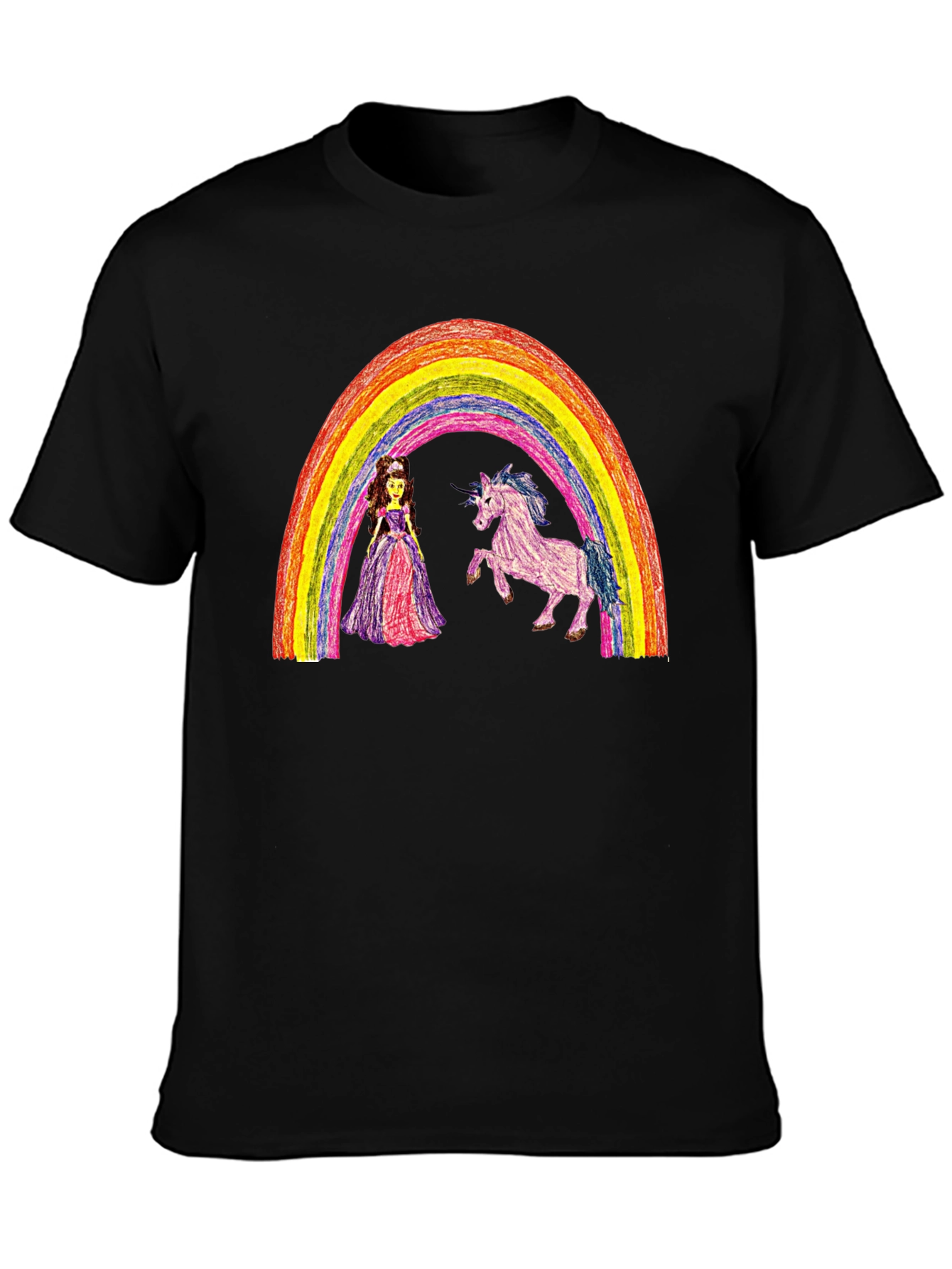 Rainbow Princess Unicorn T-Shirt
