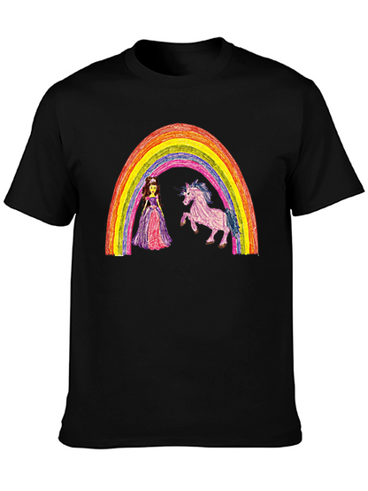 Rainbow Princess Unicorn T-Shirt