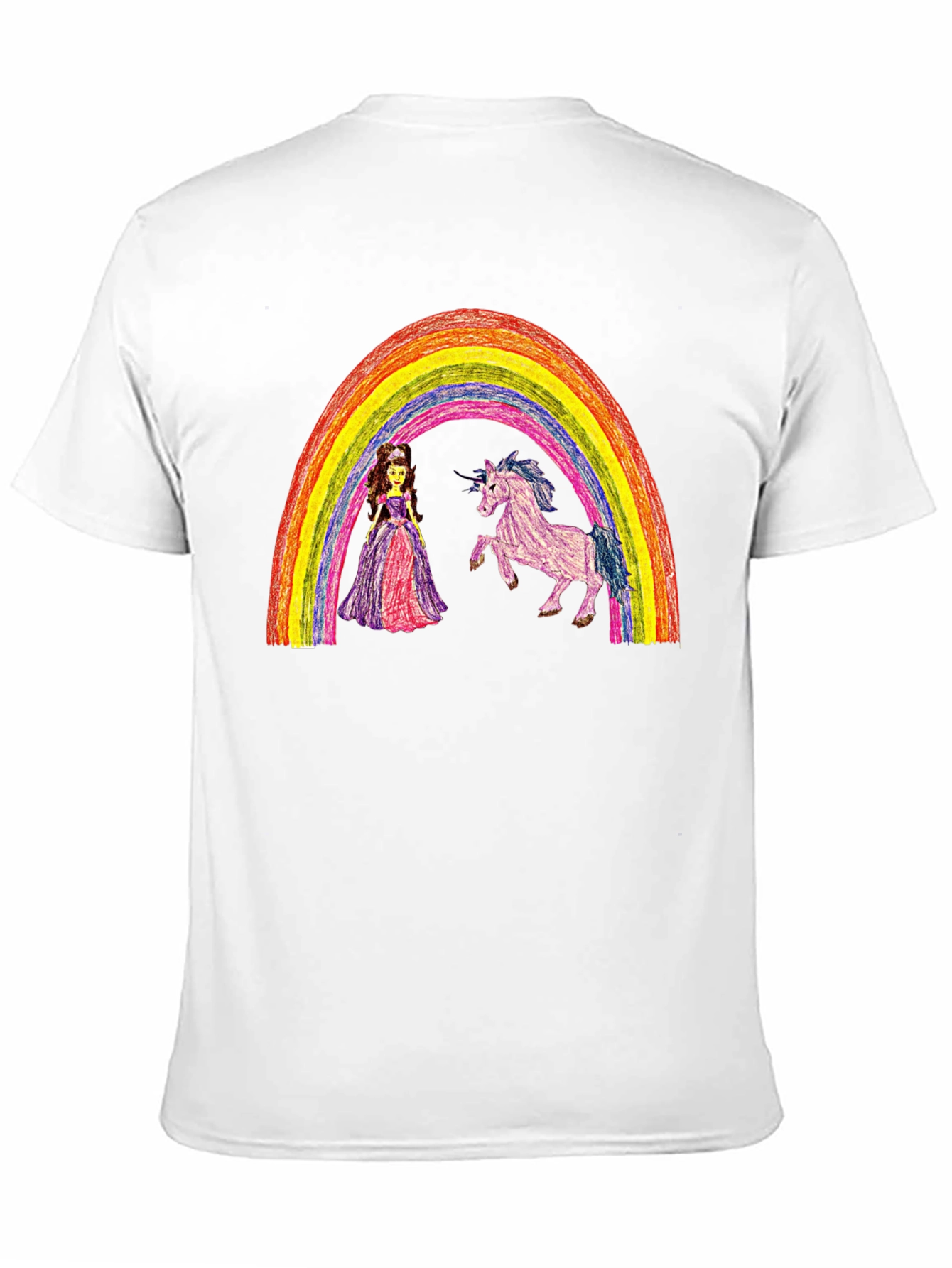 Rainbow Princess Unicorn T-Shirt