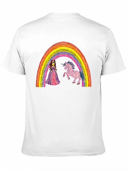 Rainbow Princess Unicorn T-Shirt
