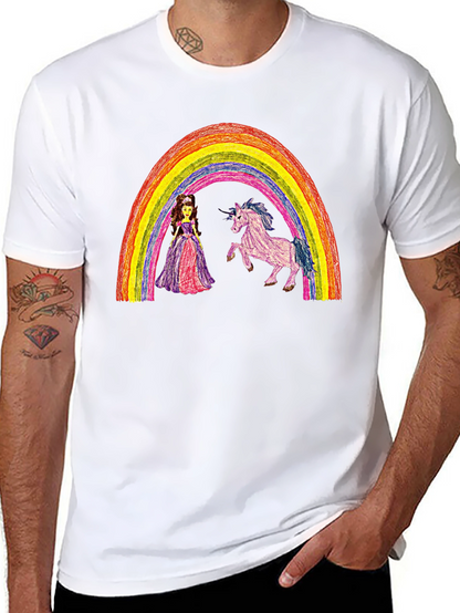 Rainbow Princess Unicorn T-Shirt