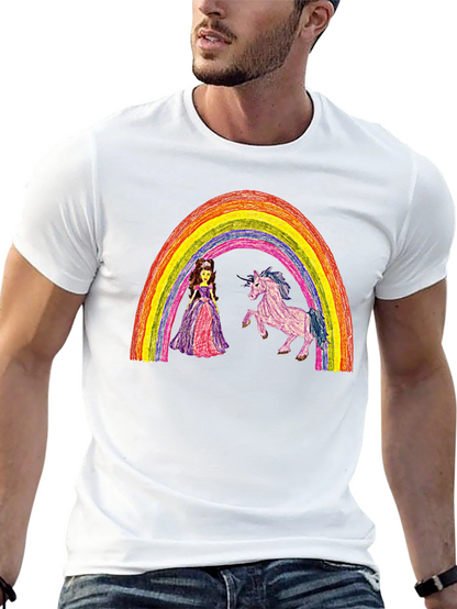 Rainbow Princess Unicorn T-Shirt