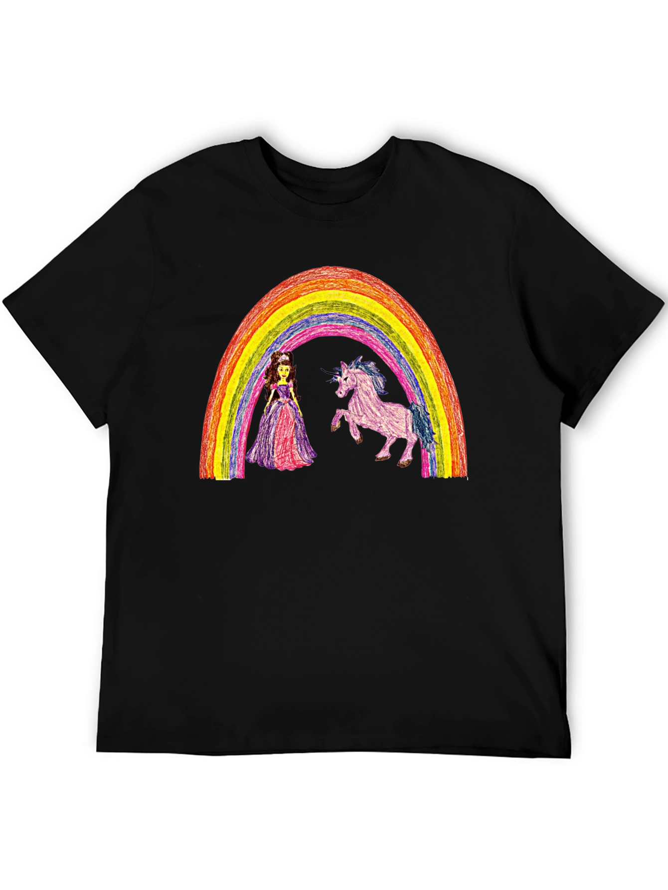 Rainbow Princess Unicorn T-Shirt