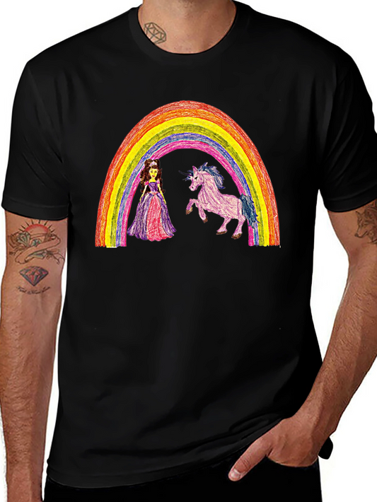 Rainbow Princess Unicorn T-Shirt