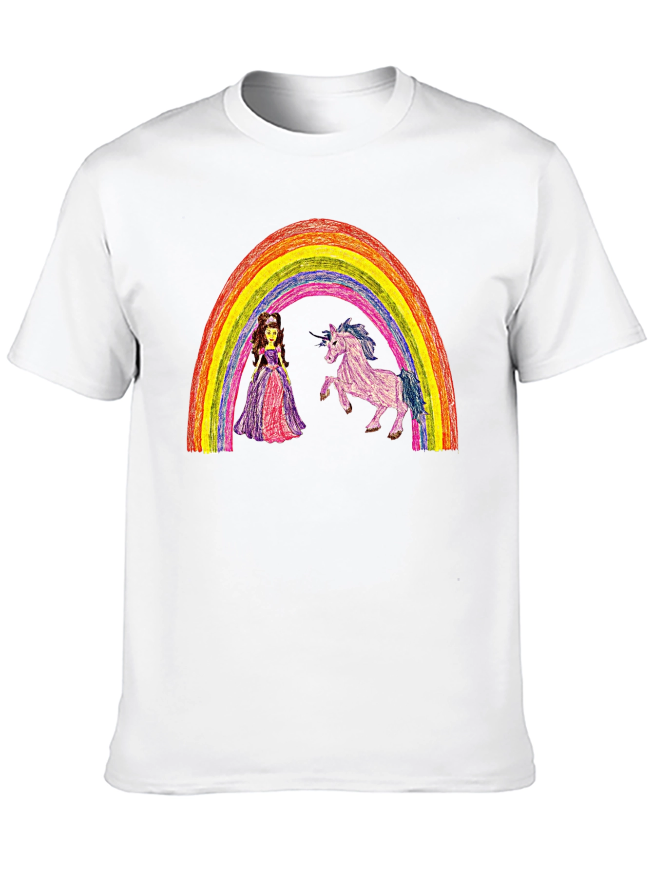 Rainbow Princess Unicorn T-Shirt